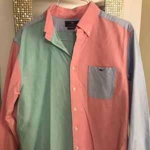 Vineyard Vines Multicolored Button Down Shirt
